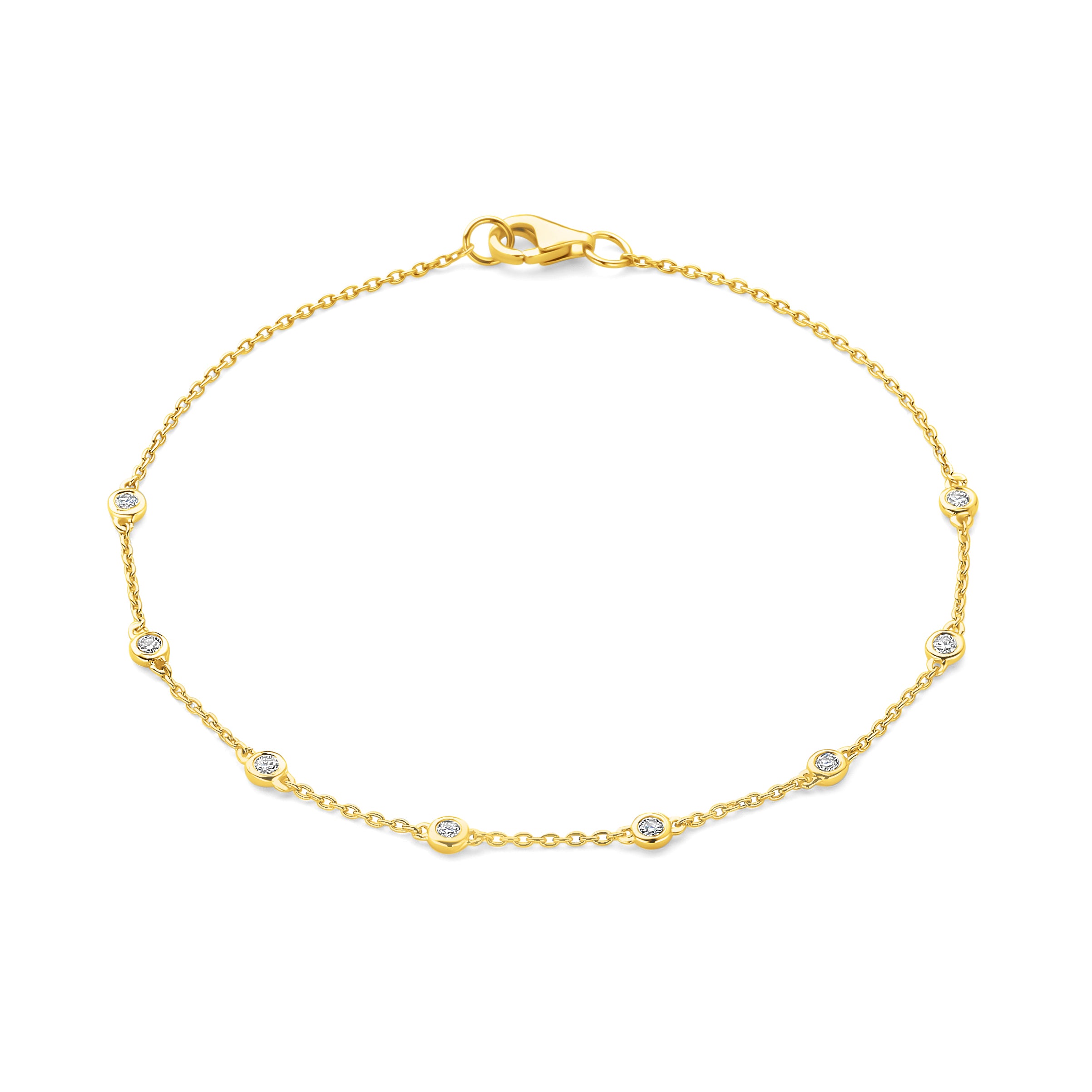 Bezel Diamond Bracelet