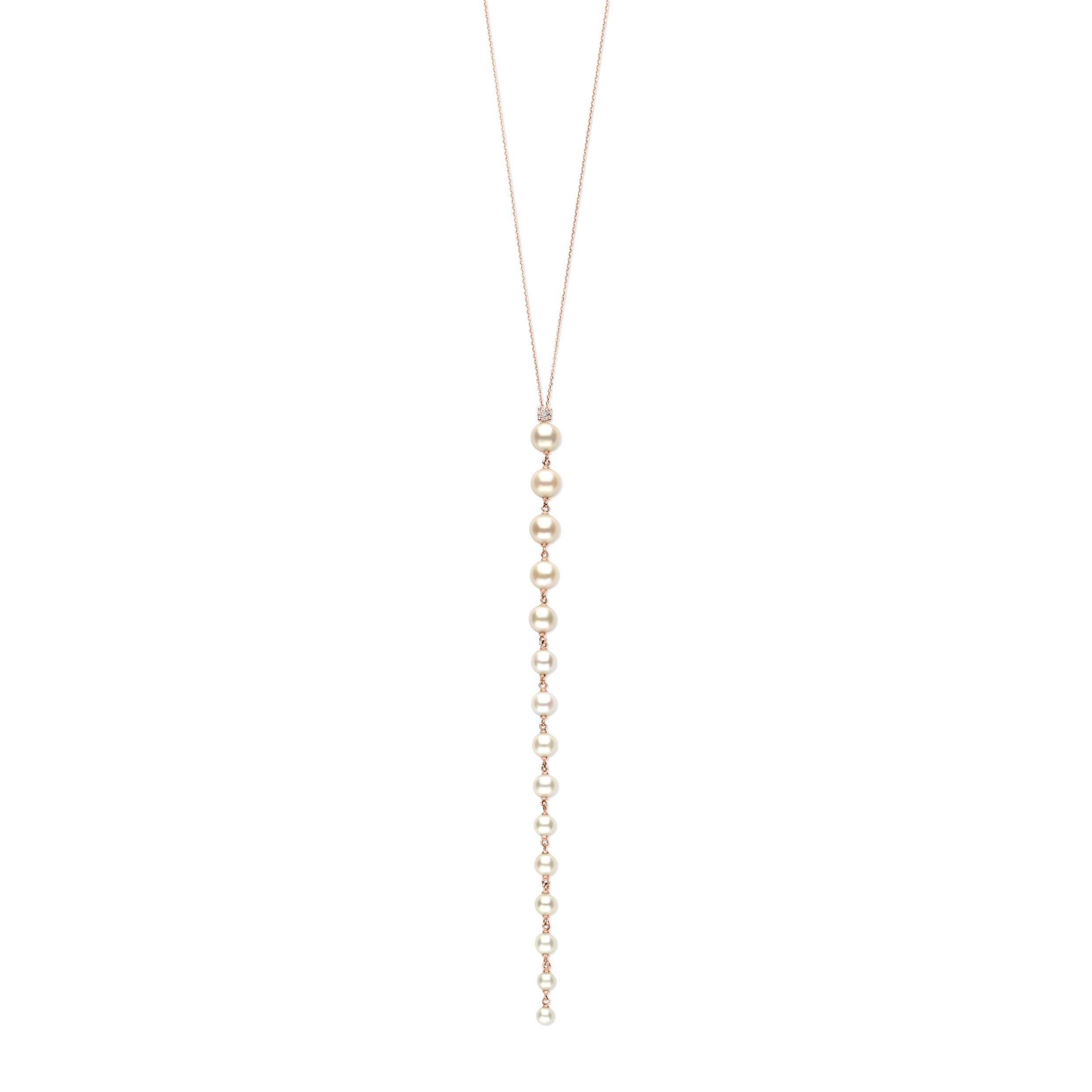 Long Pearl Drop Pendant