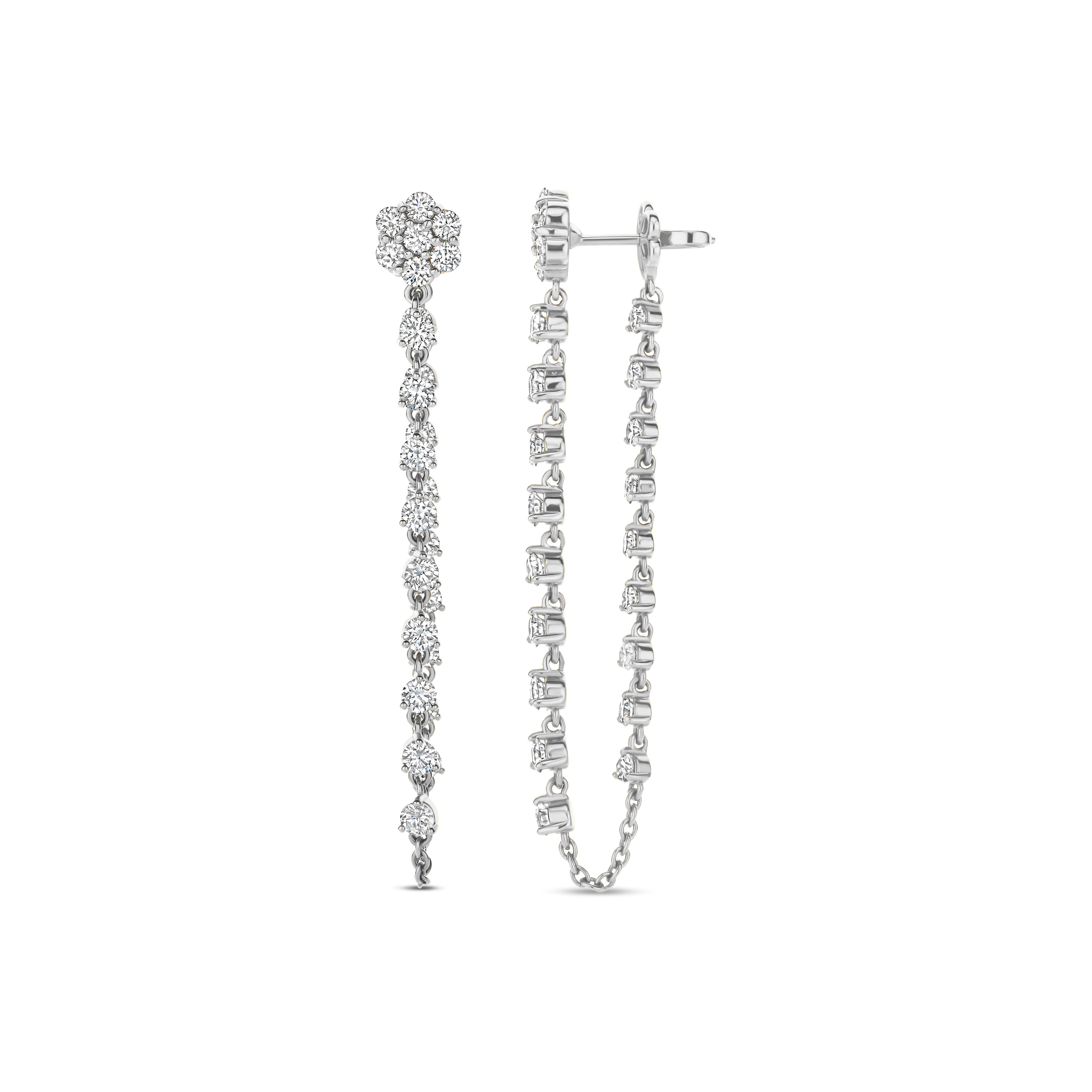 Flower Chain Earrings