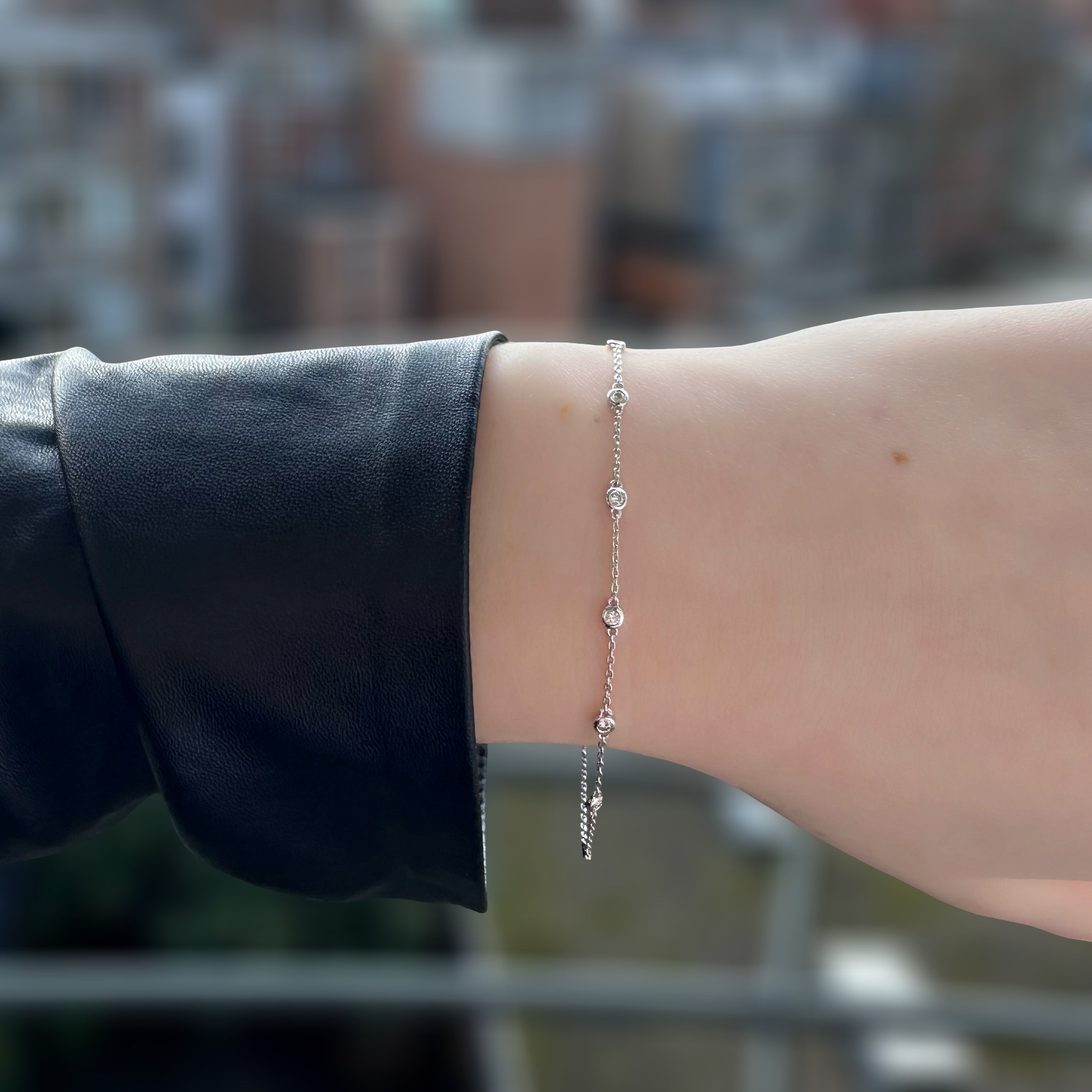 Bezel Diamond Bracelet