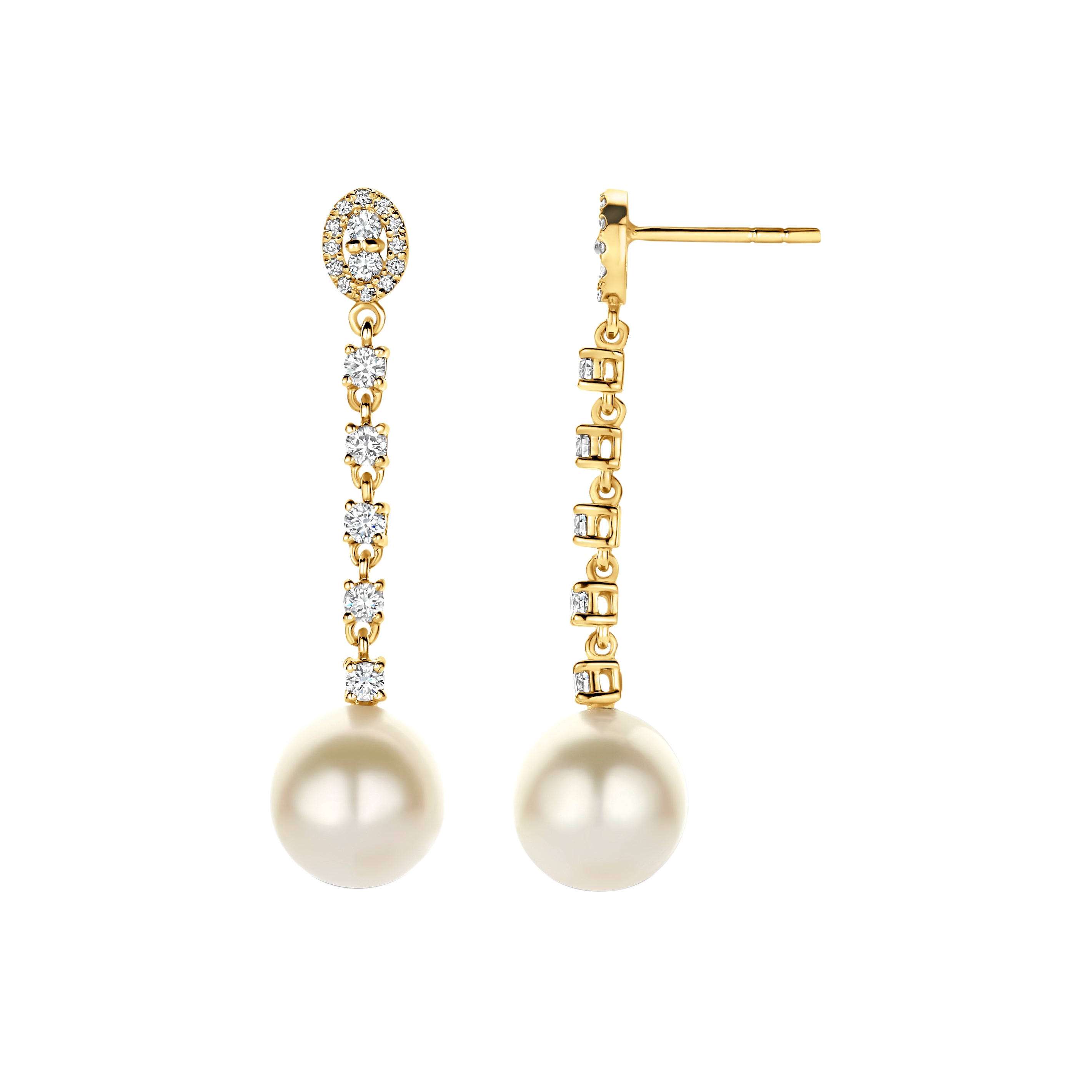 Lumina Pearl Drop Earrings