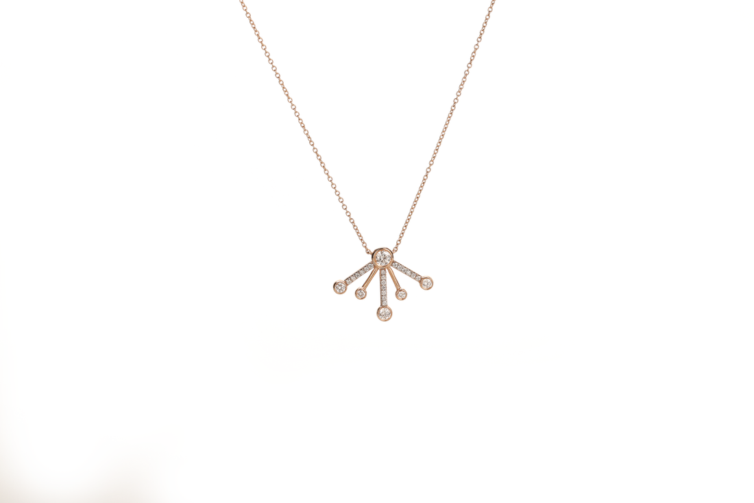 Every Day Sunrise Petite Pavè Pendant