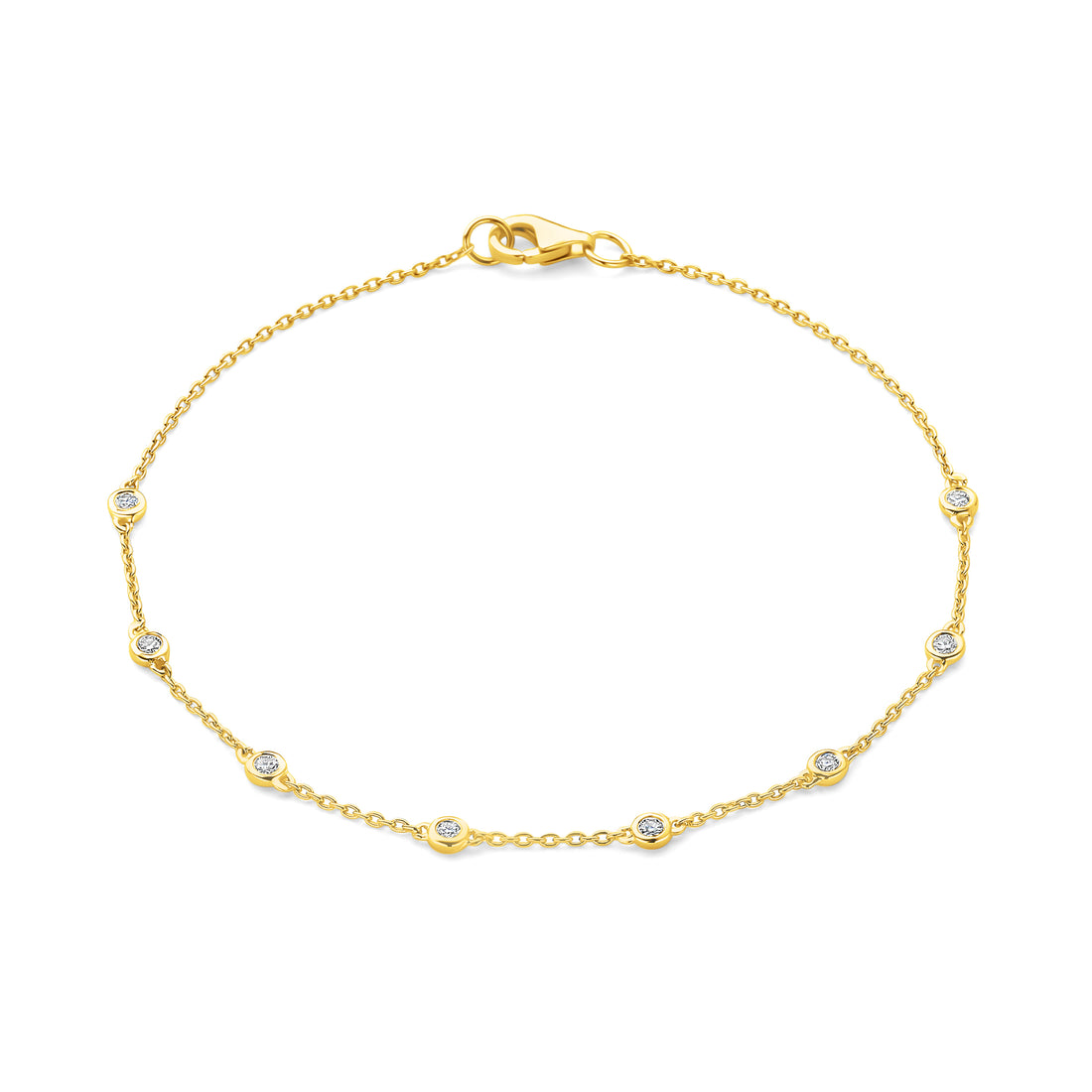 Bezel Diamond Bracelet