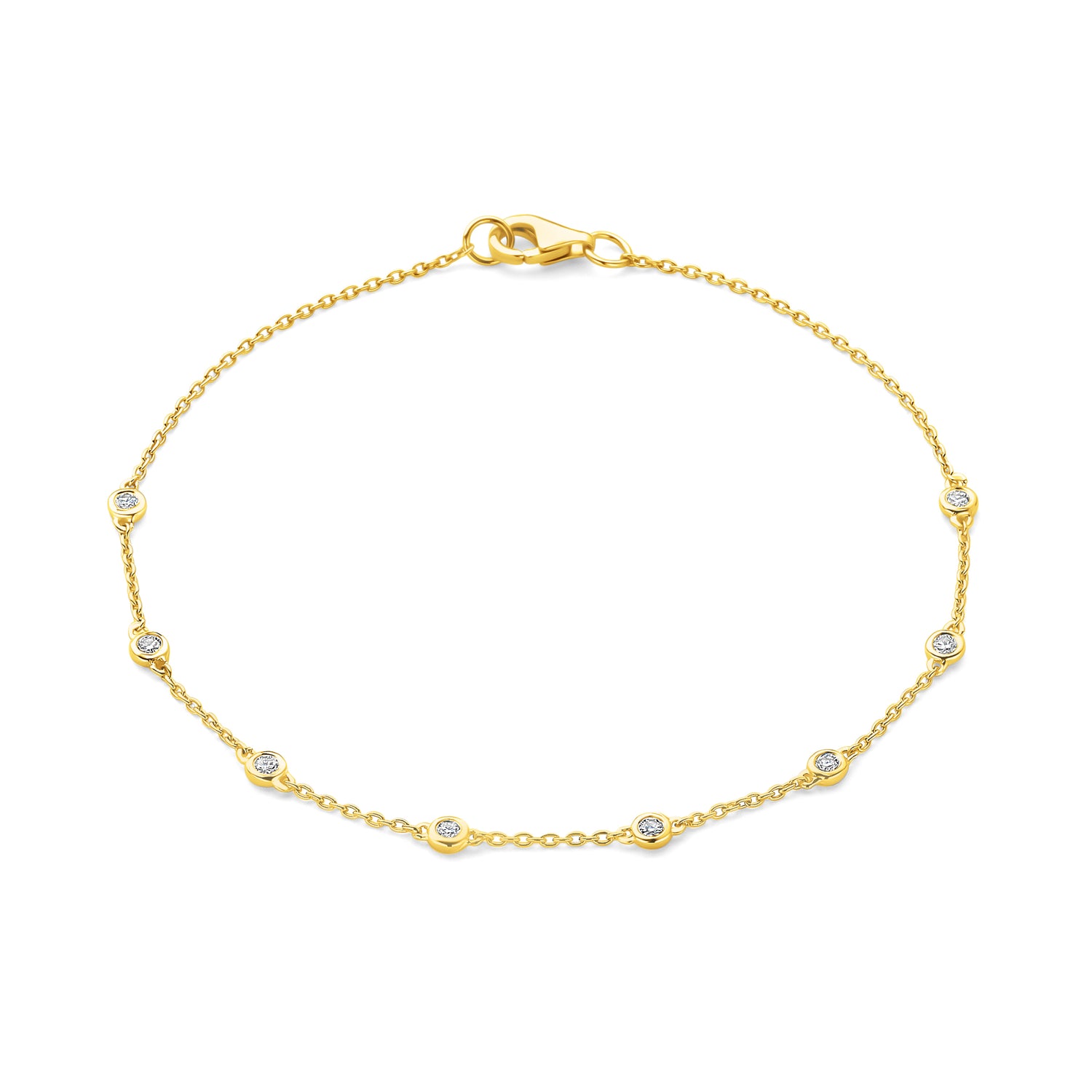 Bezel Diamond Bracelet