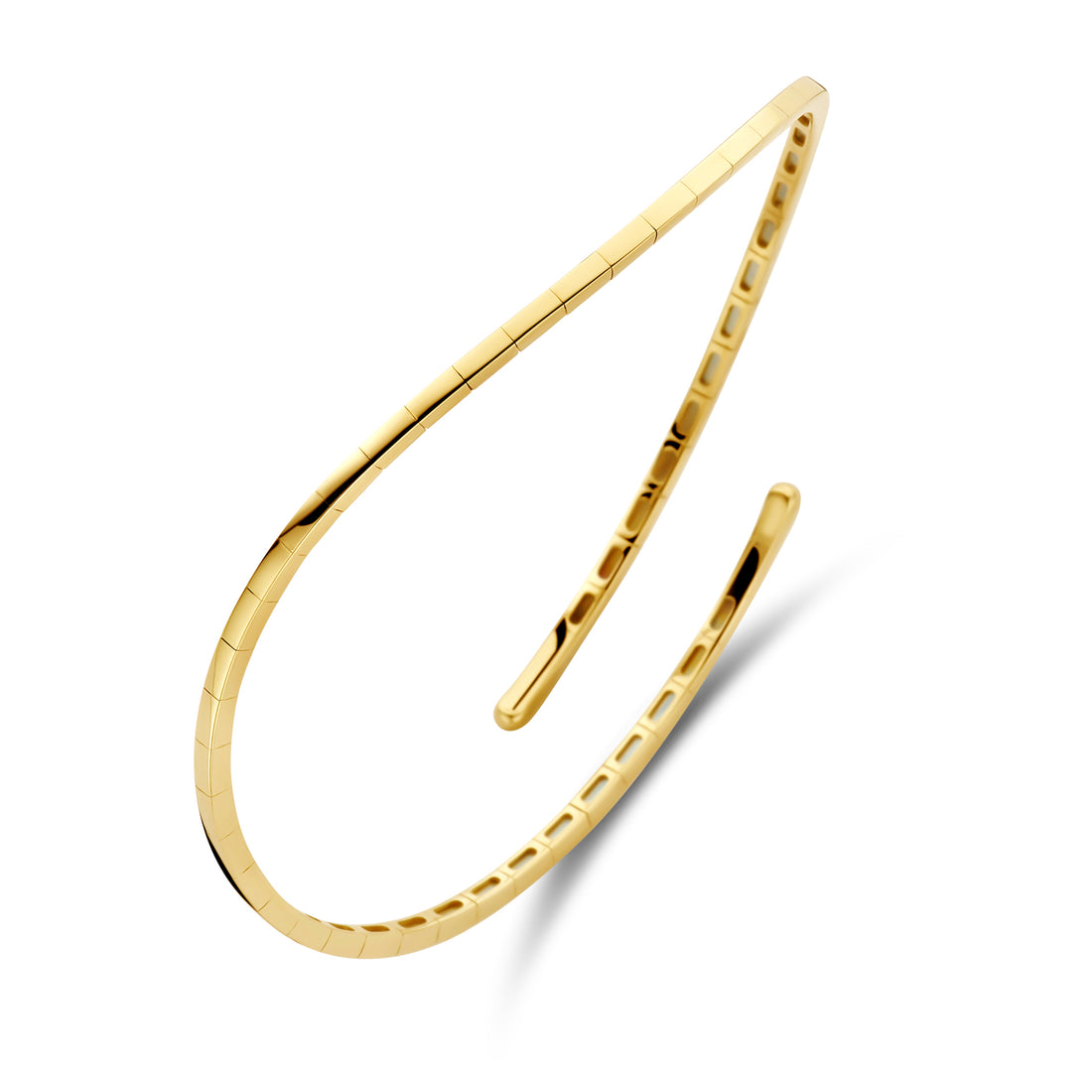 Wave Gold Bangle