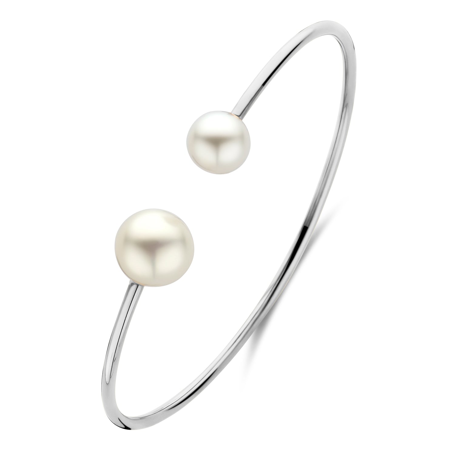 Open Pearl Bangle