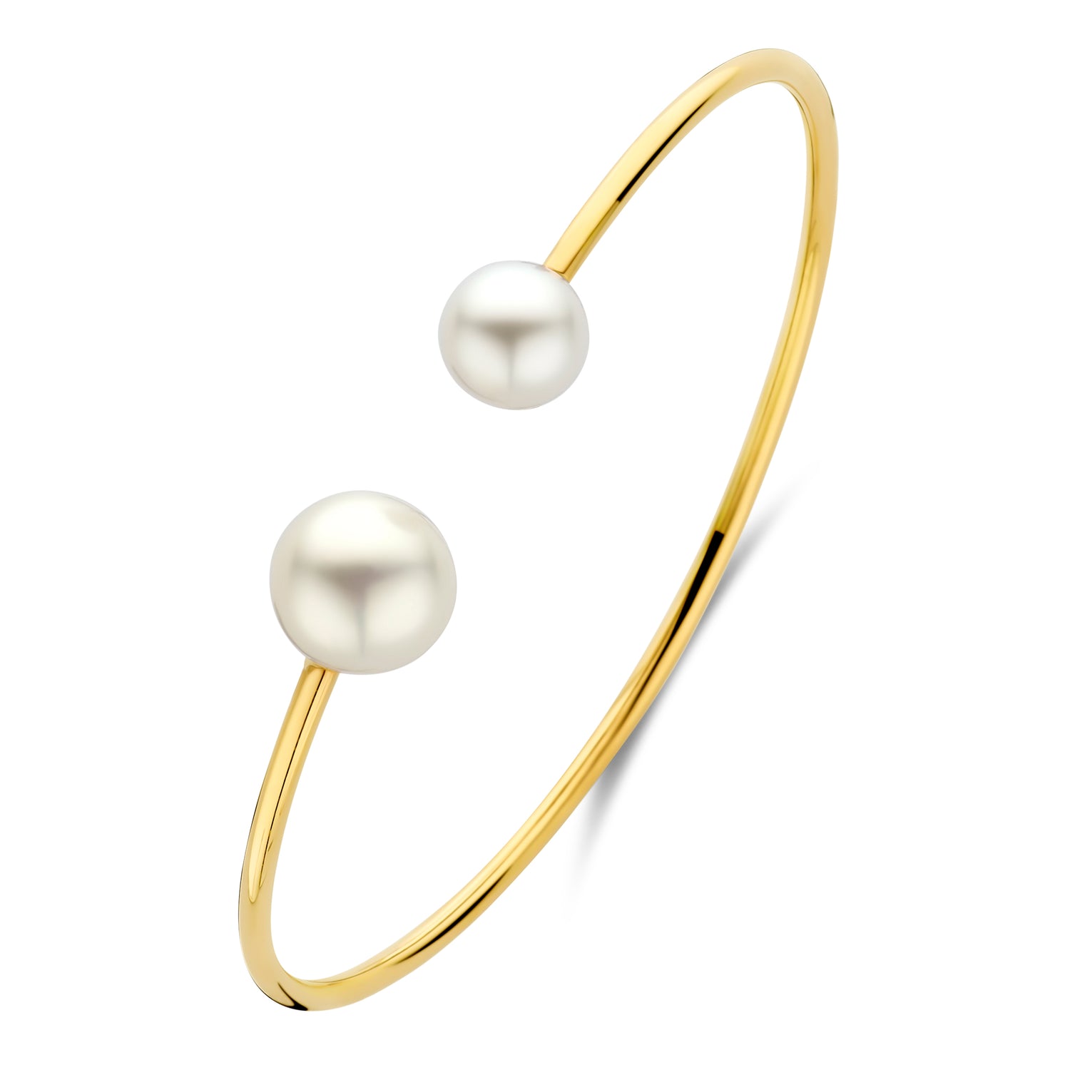 Open Pearl Bangle
