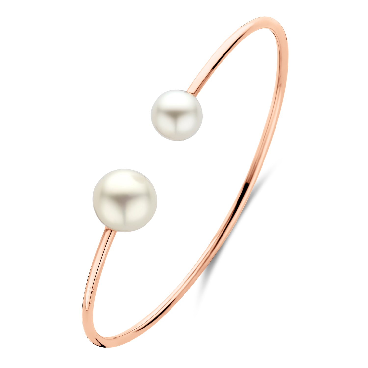 Open Pearl Bangle
