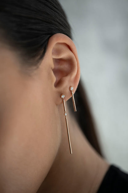 Extended Bar Earrings