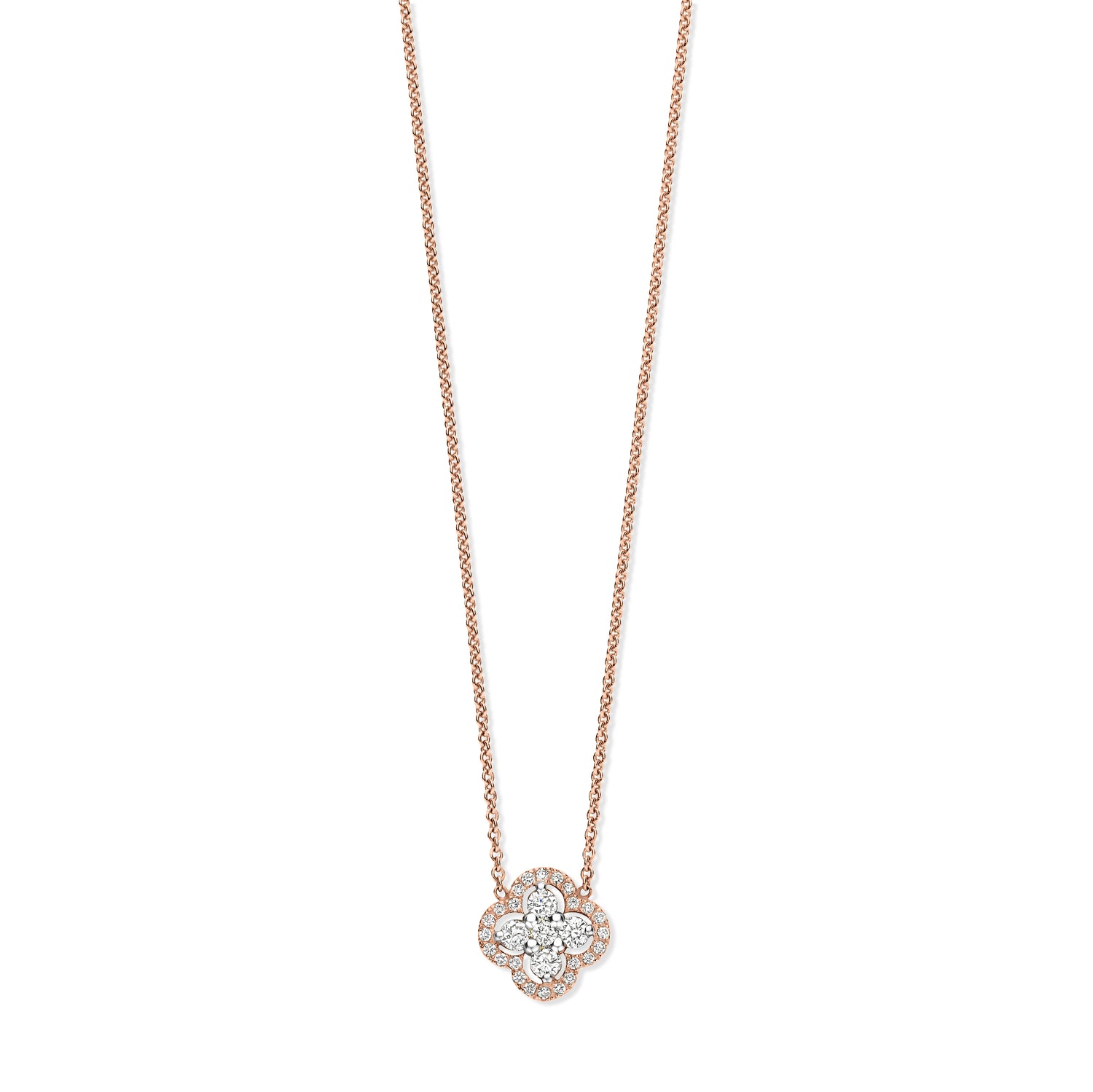 Clover Diamond Pendant