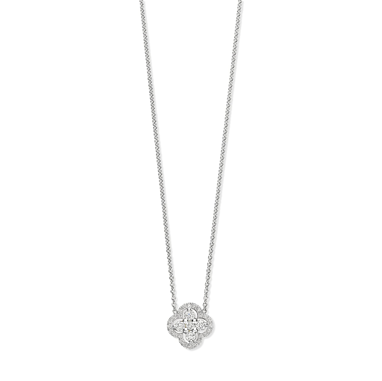 Clover Diamond Pendant