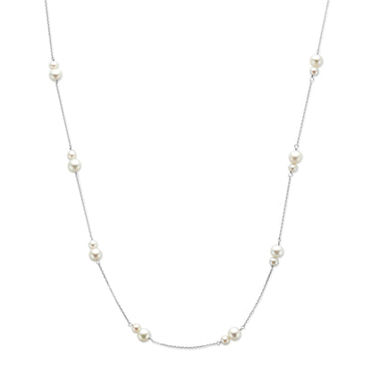 Double Pearl Necklace