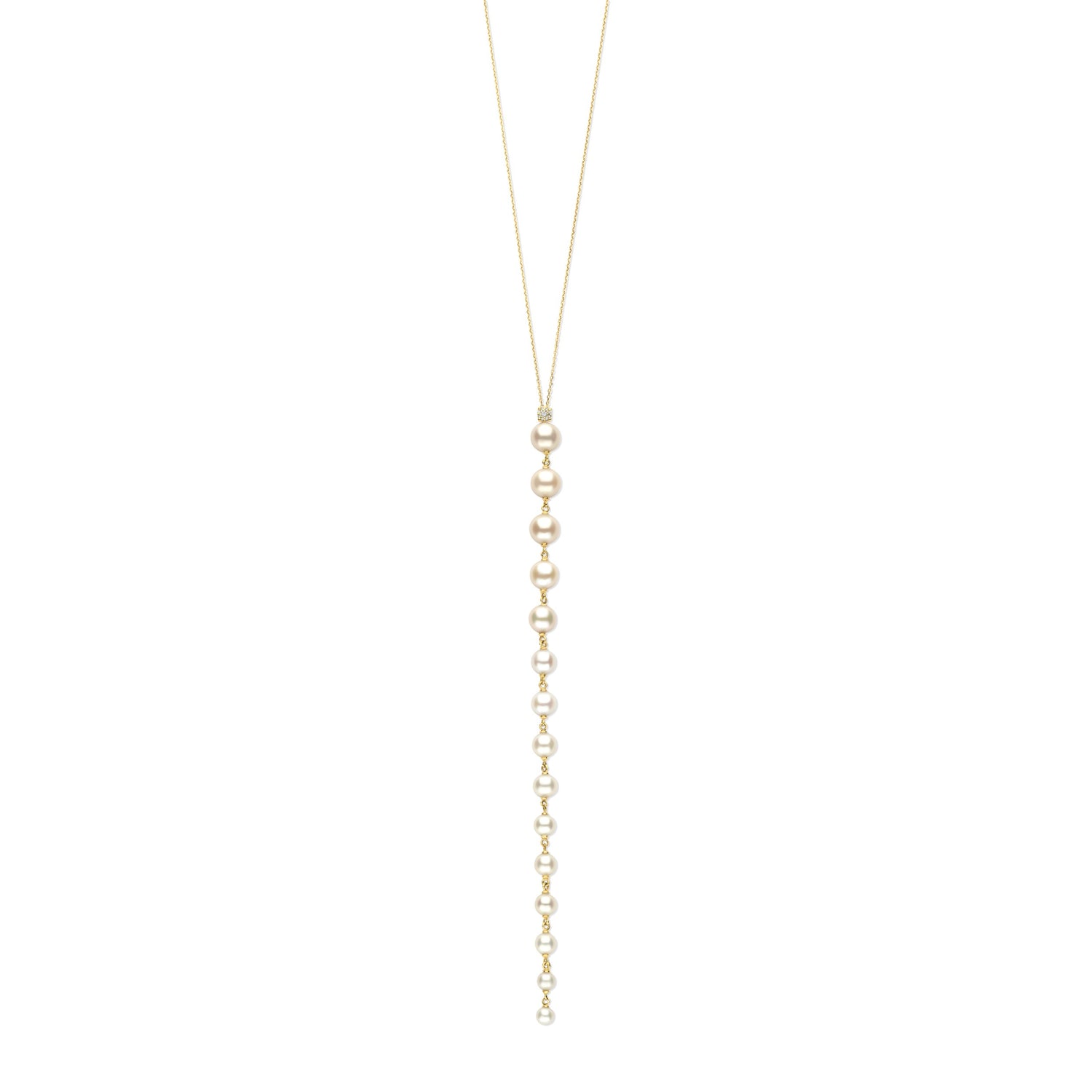 Long Pearl Drop Pendant