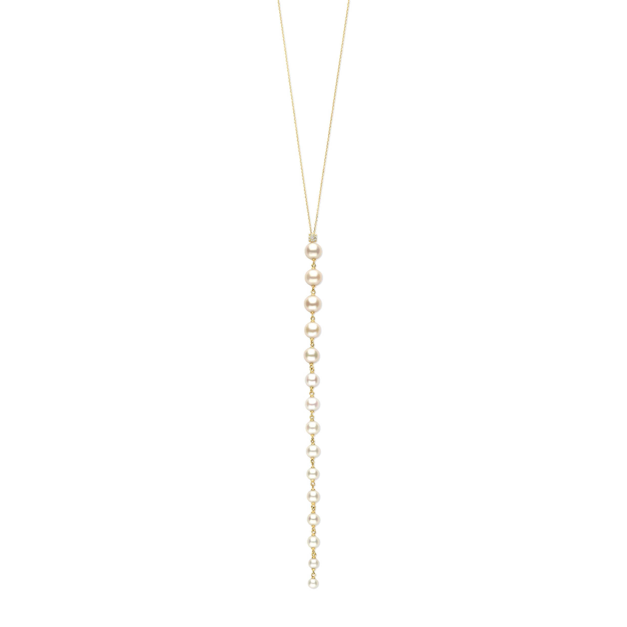 Long Pearl Drop Pendant