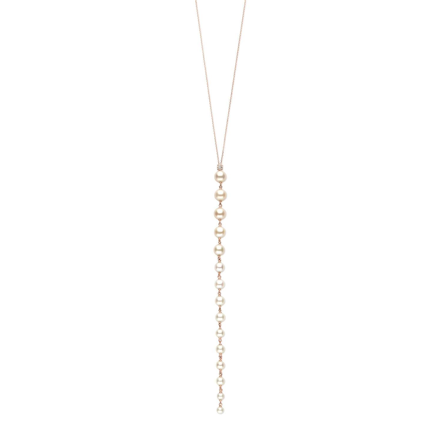 Long Pearl Drop Pendant