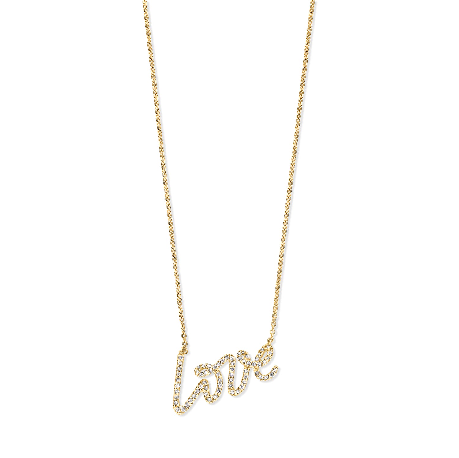 Lab Diamond Love Pendant