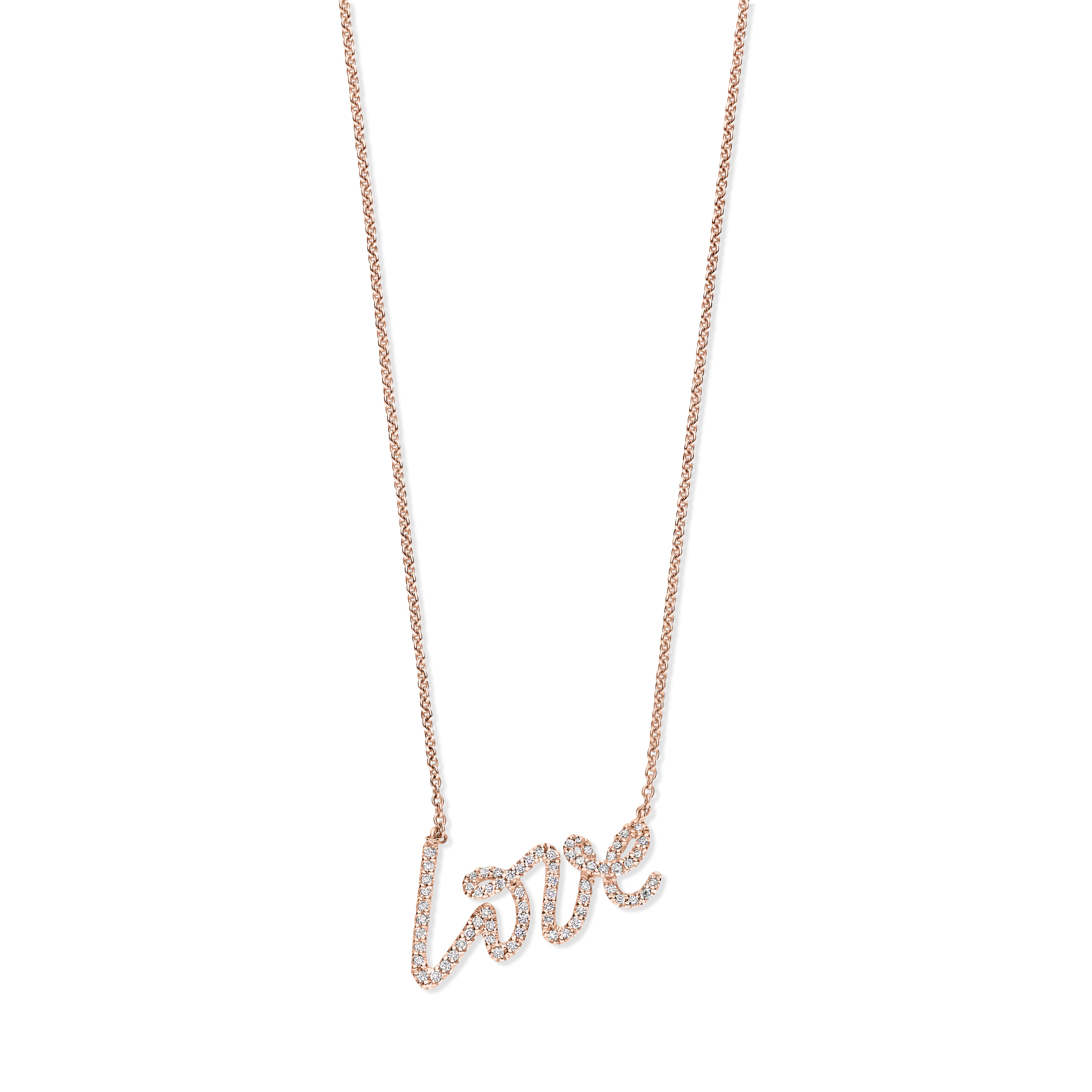 Lab Diamond Love Pendant