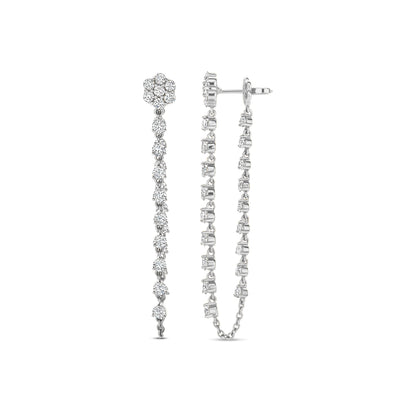 Flower Chain Earrings