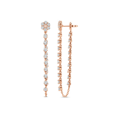 Flower Chain Earrings