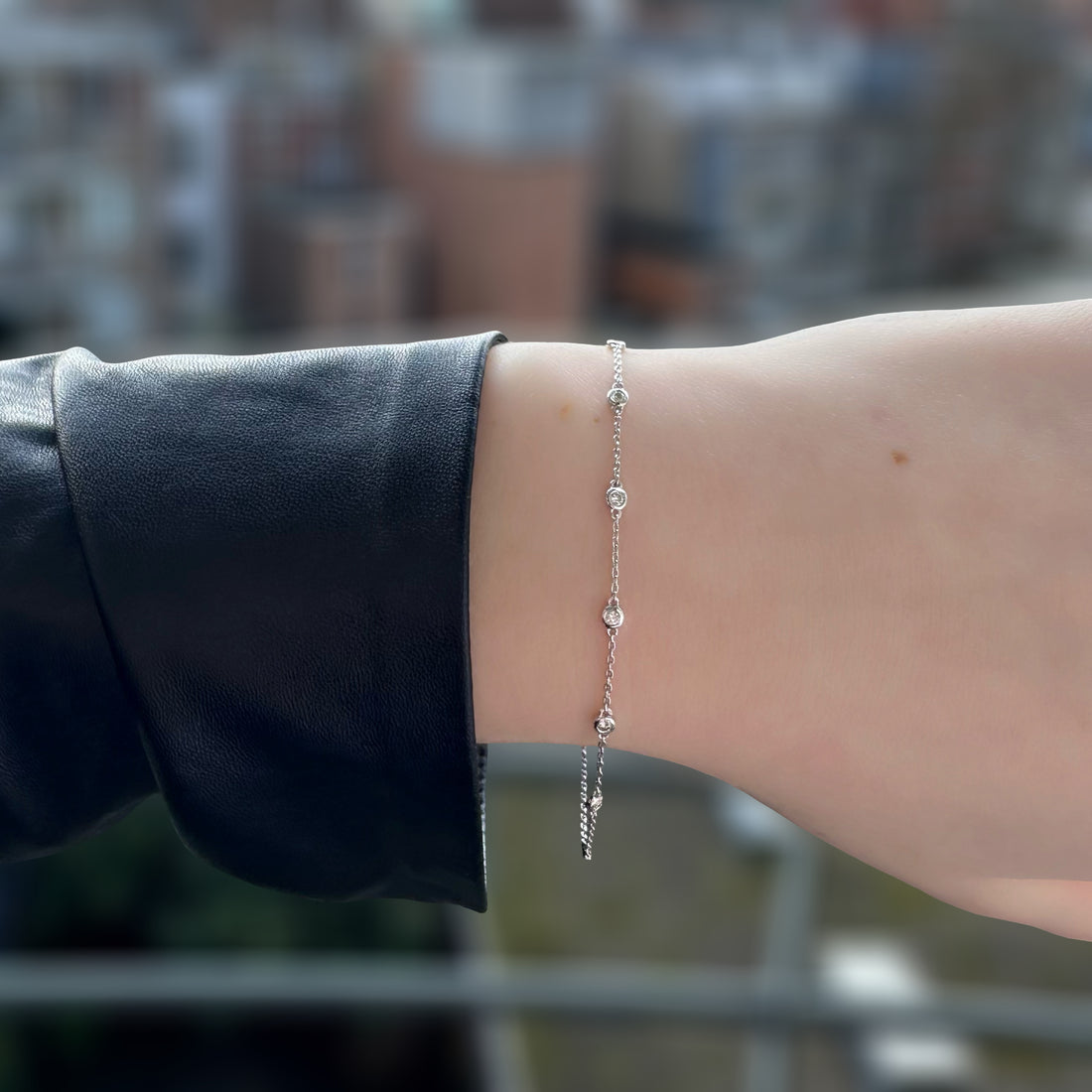 Bezel Diamond Bracelet