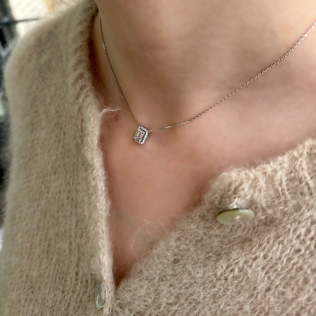 Jigsaw Diamond Pendant