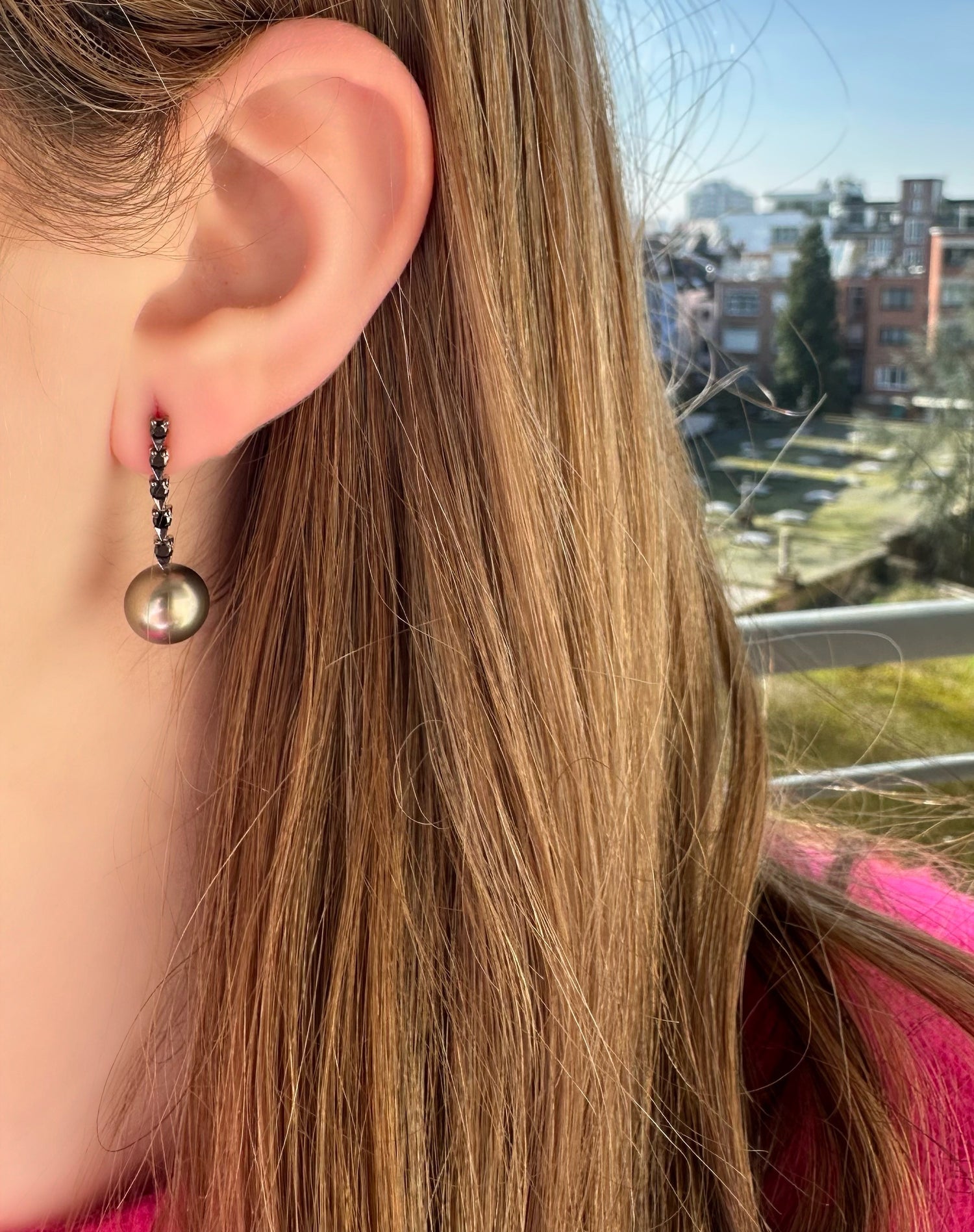 Teardrop Tahitian Earrings