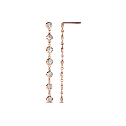 Bezel Petite Line Earrings