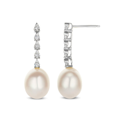 Teardrop Pearl Earrings