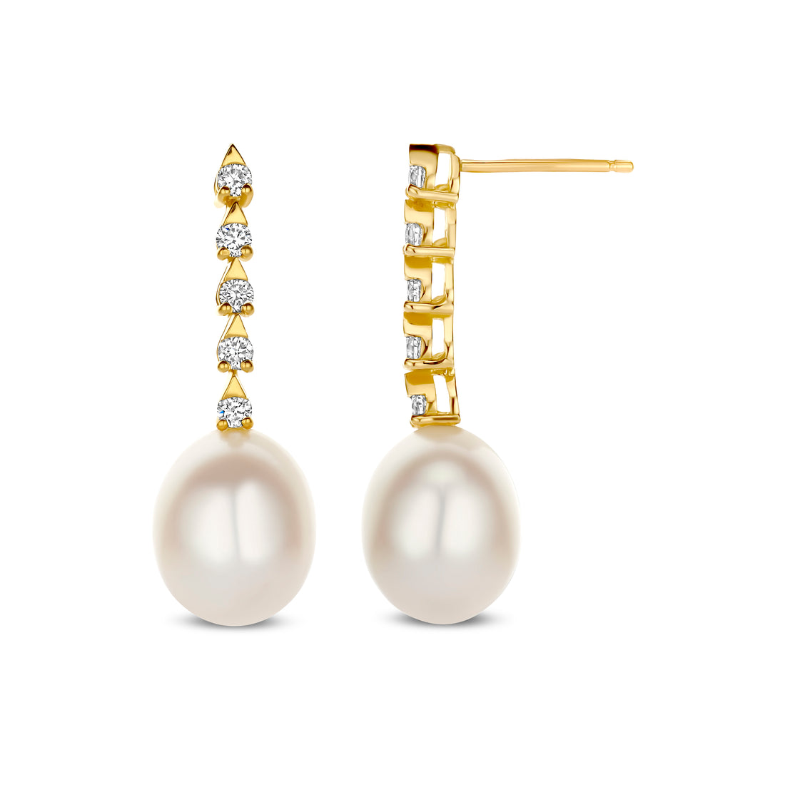 Teardrop Pearl Earrings