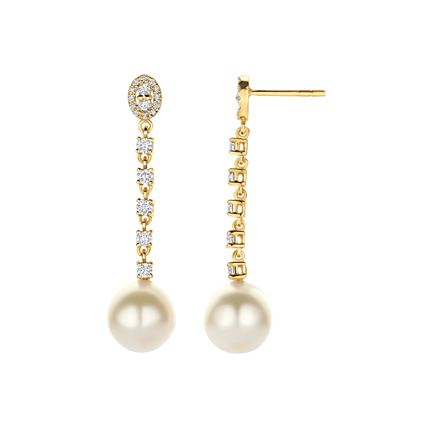Lumina Pearl Drop Earrings