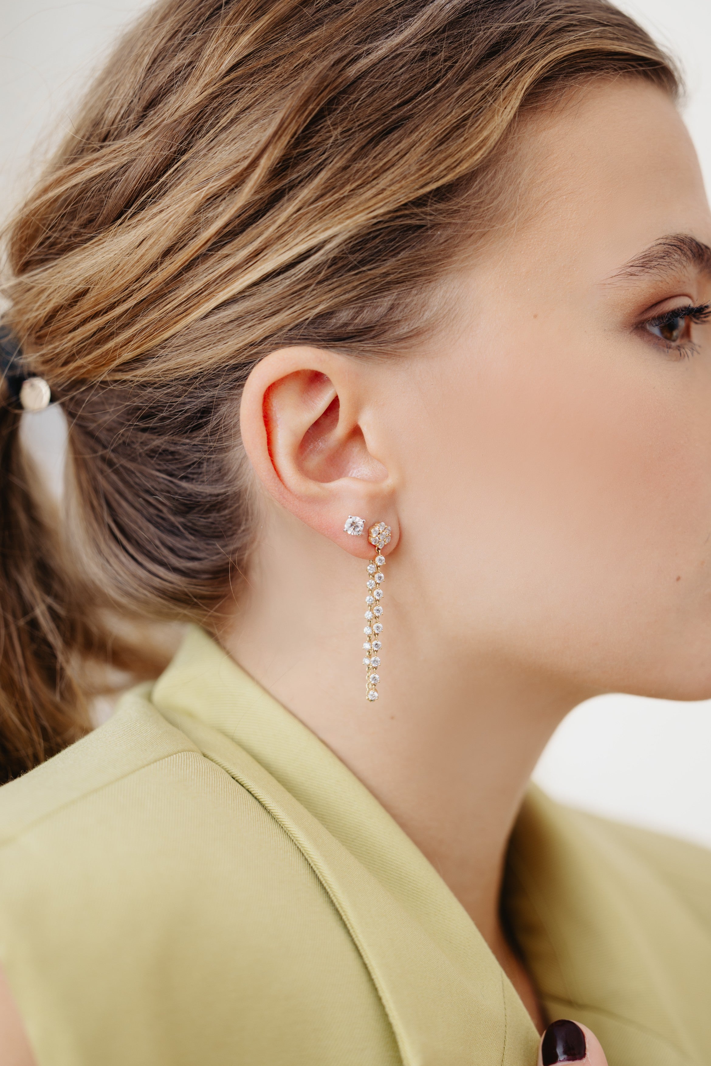Flower Chain Earrings